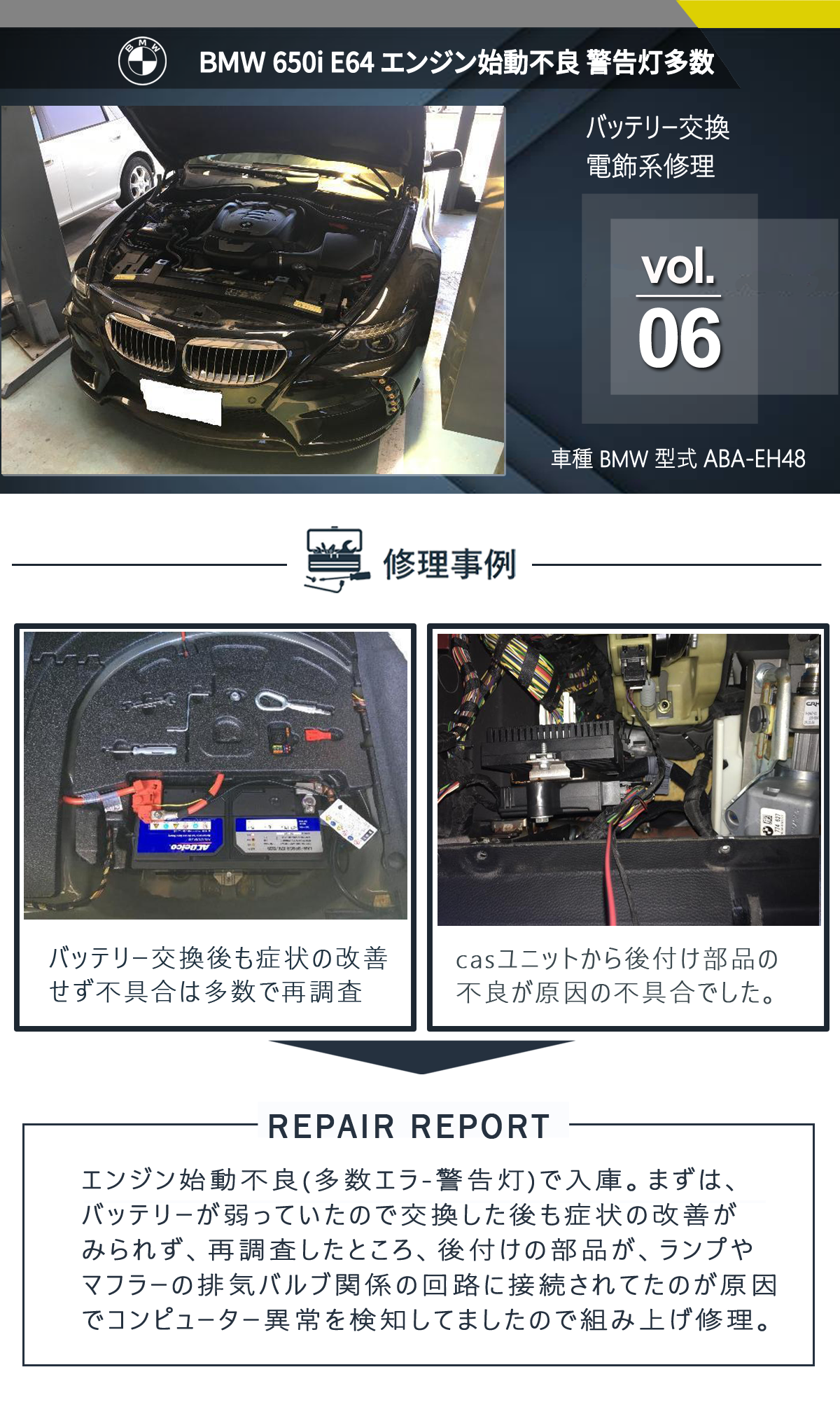BMW 外車修理・整備事例 vol.06
