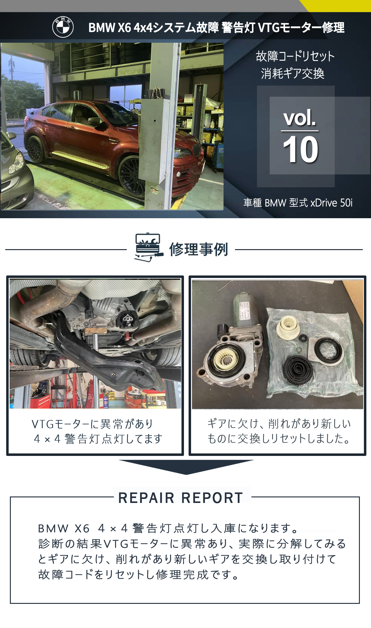 BMW 外車修理・整備事例 vol.10